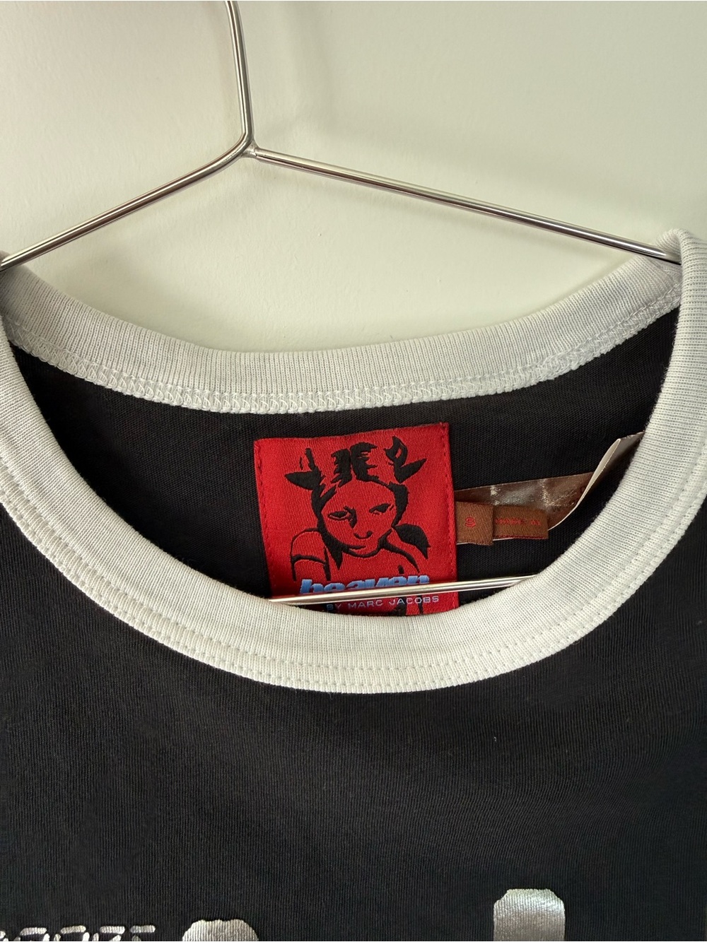 HEAVN X DEAFTONES RATGIRL Black Ringer Tee - Picture 2 of 3